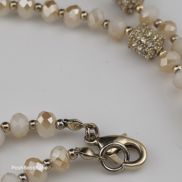 Handmade Crazy Lace Agate Pendant Necklace - Gold Accents, Natural Stone, 30" - Picture 13 of 16